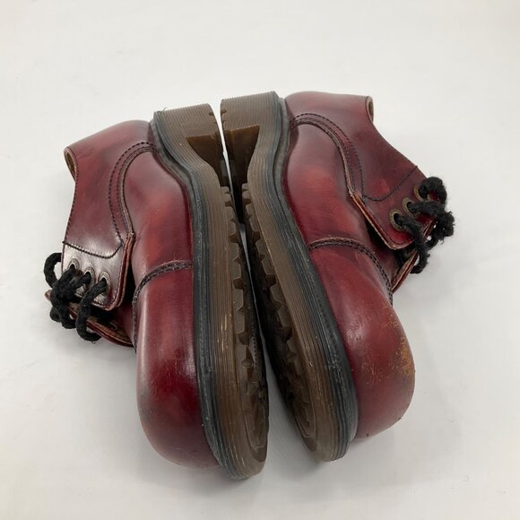 Dr. Martens Womens Leather Ankle Boots Ox Blood Size UK 3 US 5 vintage - Picture 7 of 13